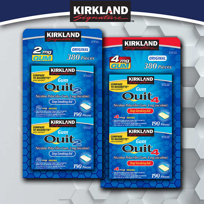 Kirkland Signature Quit Gum, 380 Pieces _JjBf} ]380^